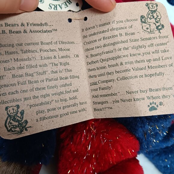 Vintage BOYDS BEARS The Court Jester Mr. McFarkle with tags - Picture 12 of 15